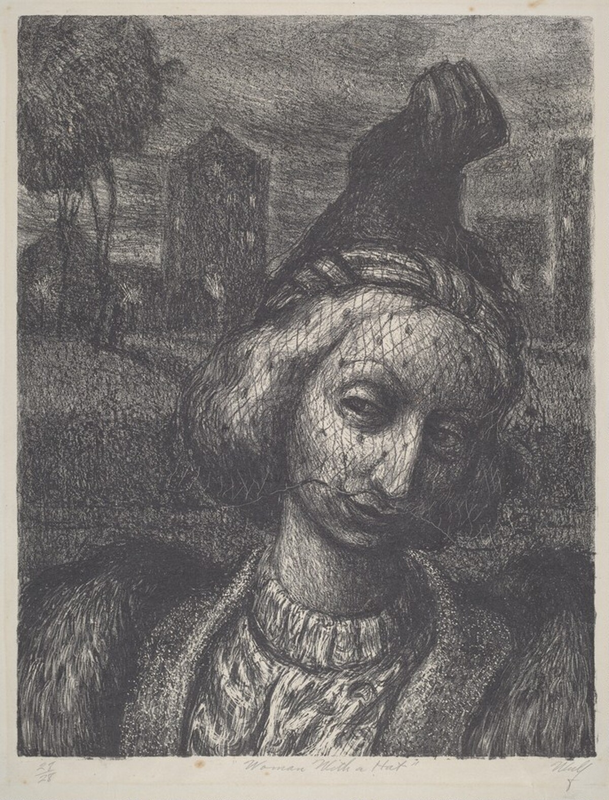 Woman with a Hat by William Lloyd Wulf