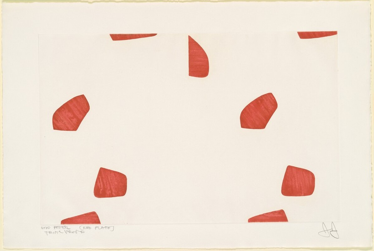 Flagstones (endpaper) [trial proof] by Jasper Johns