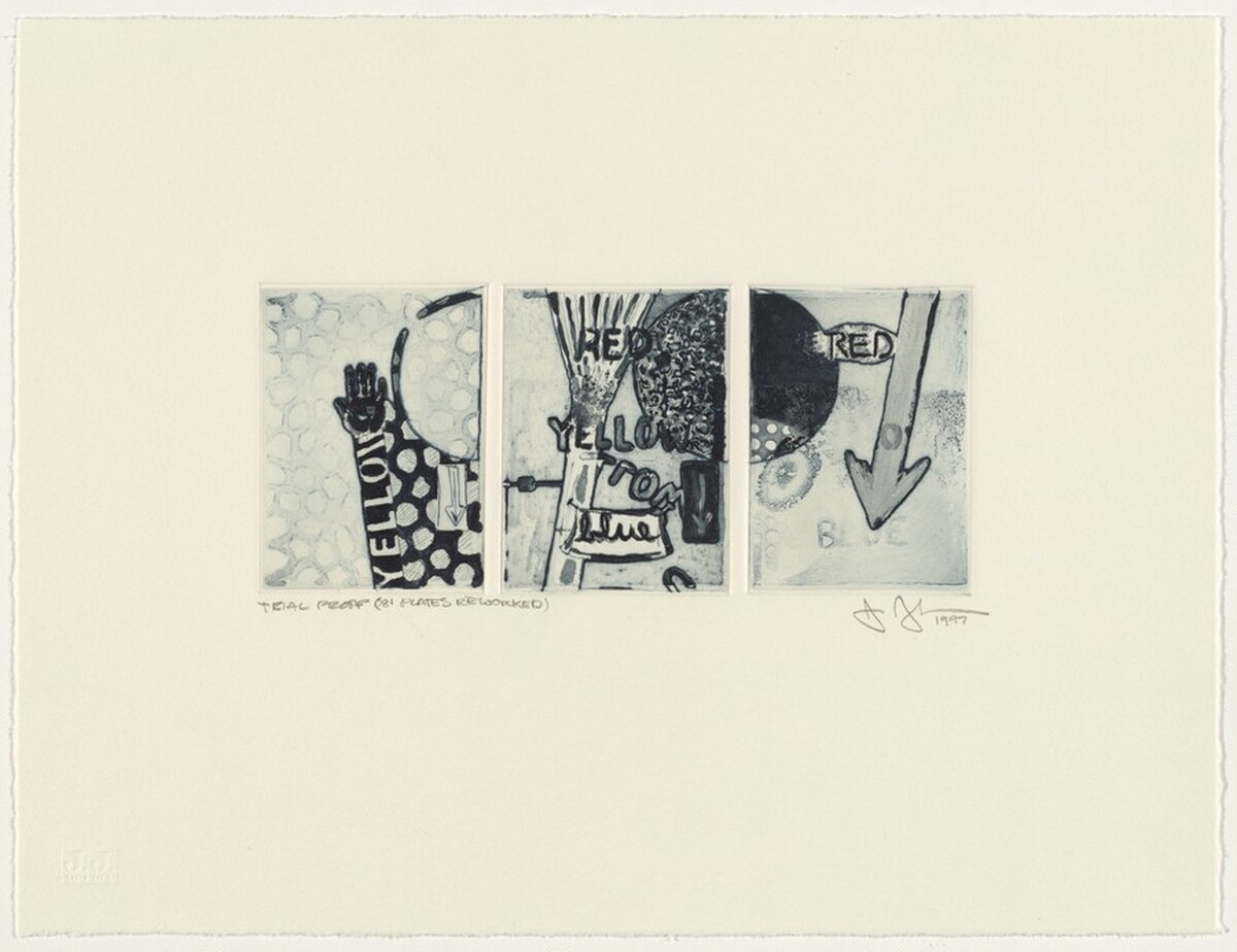 Untitled [trial proof] by Jasper Johns