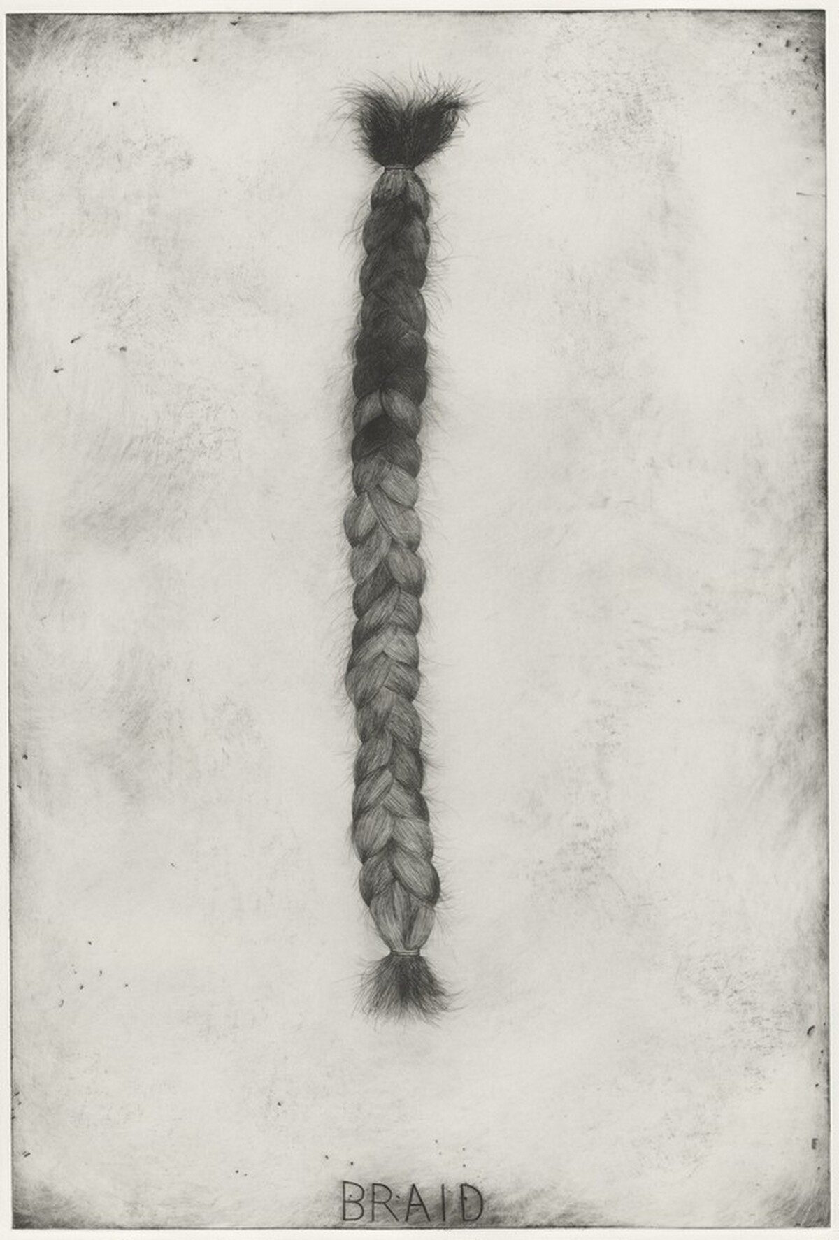 Braid (first state) by Jim Dine