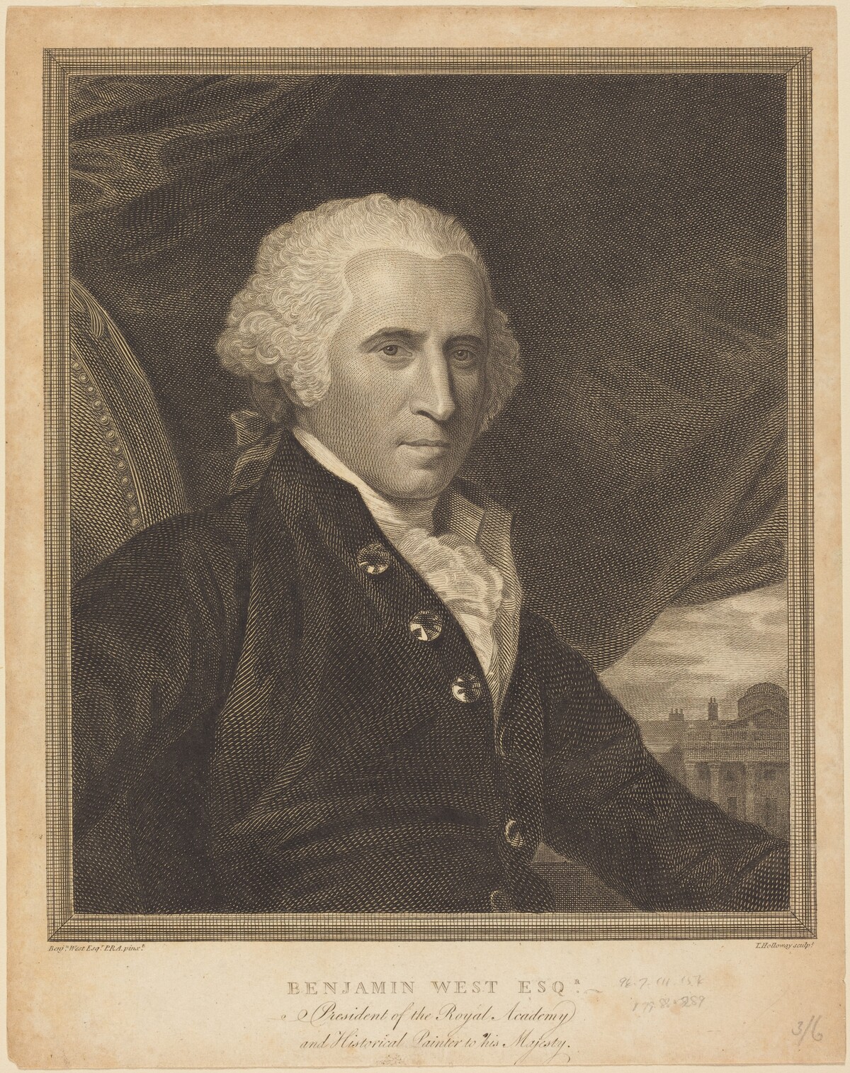 Benjamin West by Thomas Holloway