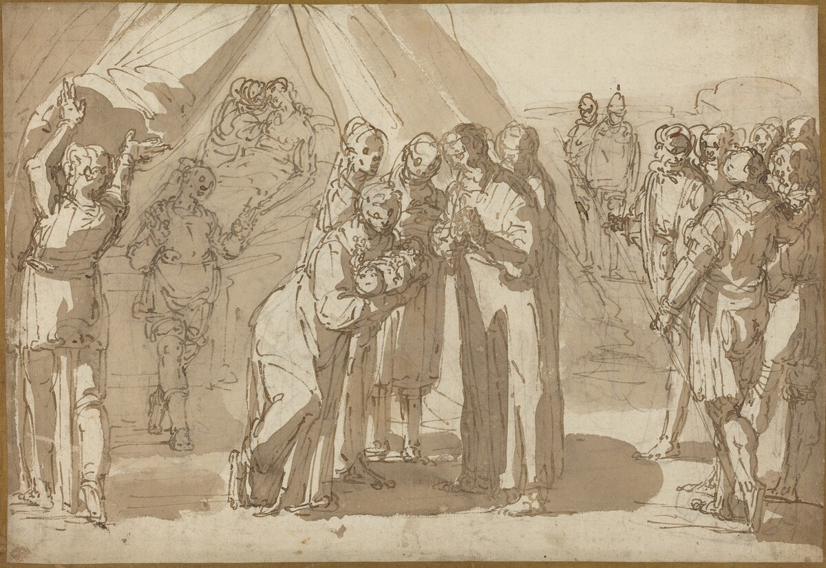Birth Scene by Giulio Benso