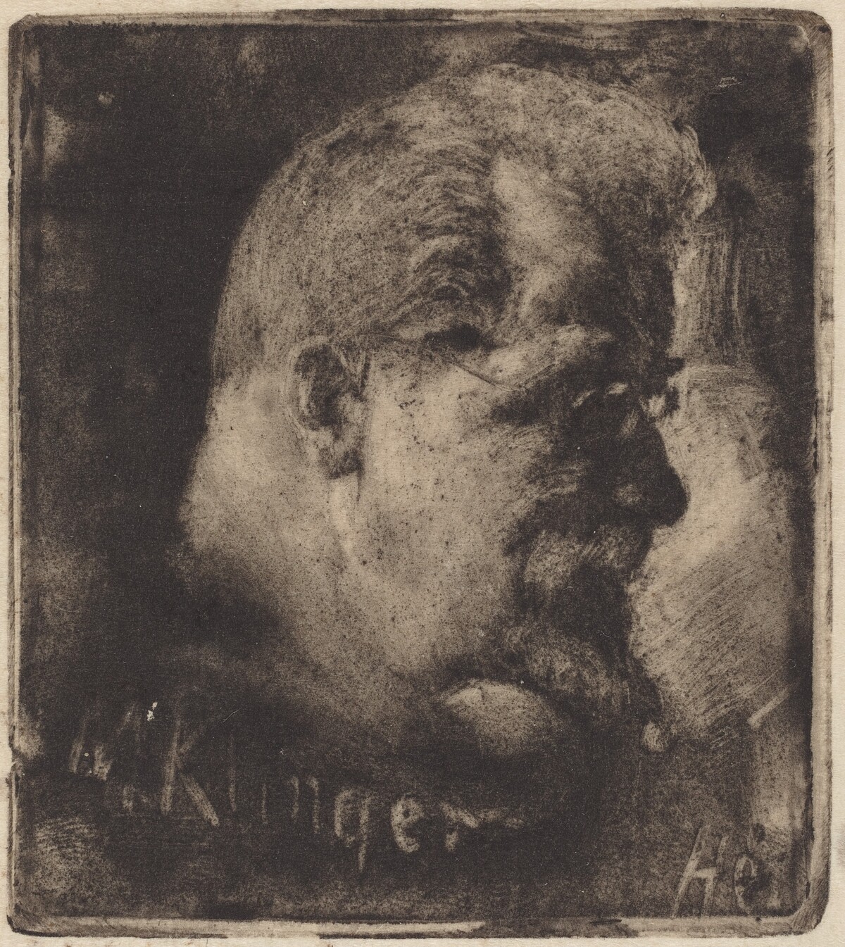 Max Klinger by Hubert von Herkomer
