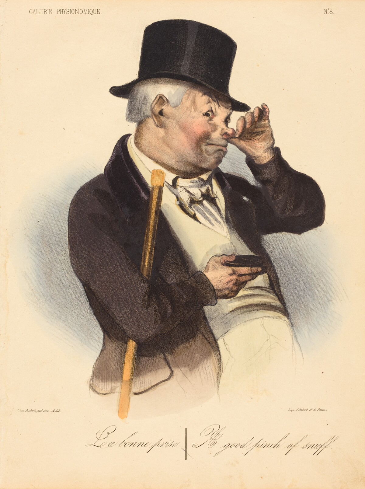 La bonne prise by Honoré Daumier