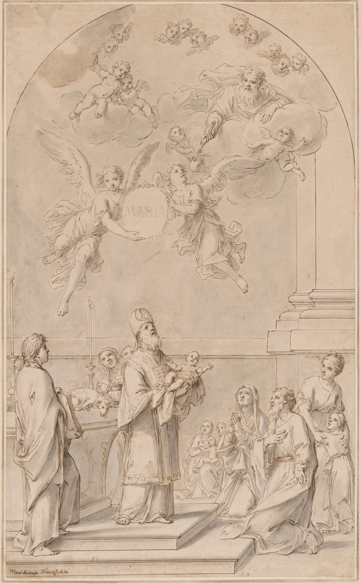 The Naming of the Virgin Mary by Marcantonio Franceschini