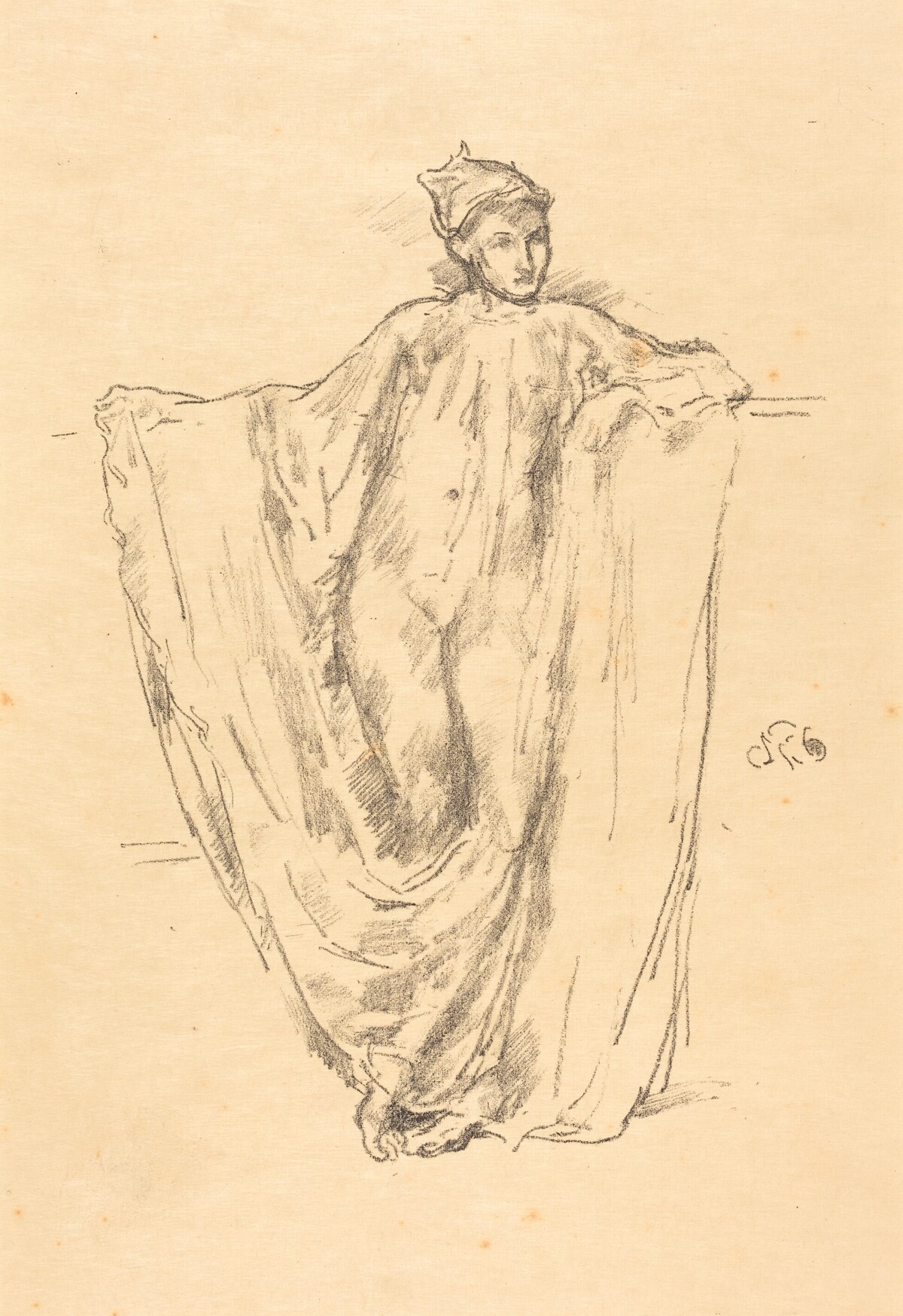 Figure Study by James McNeill Whistler