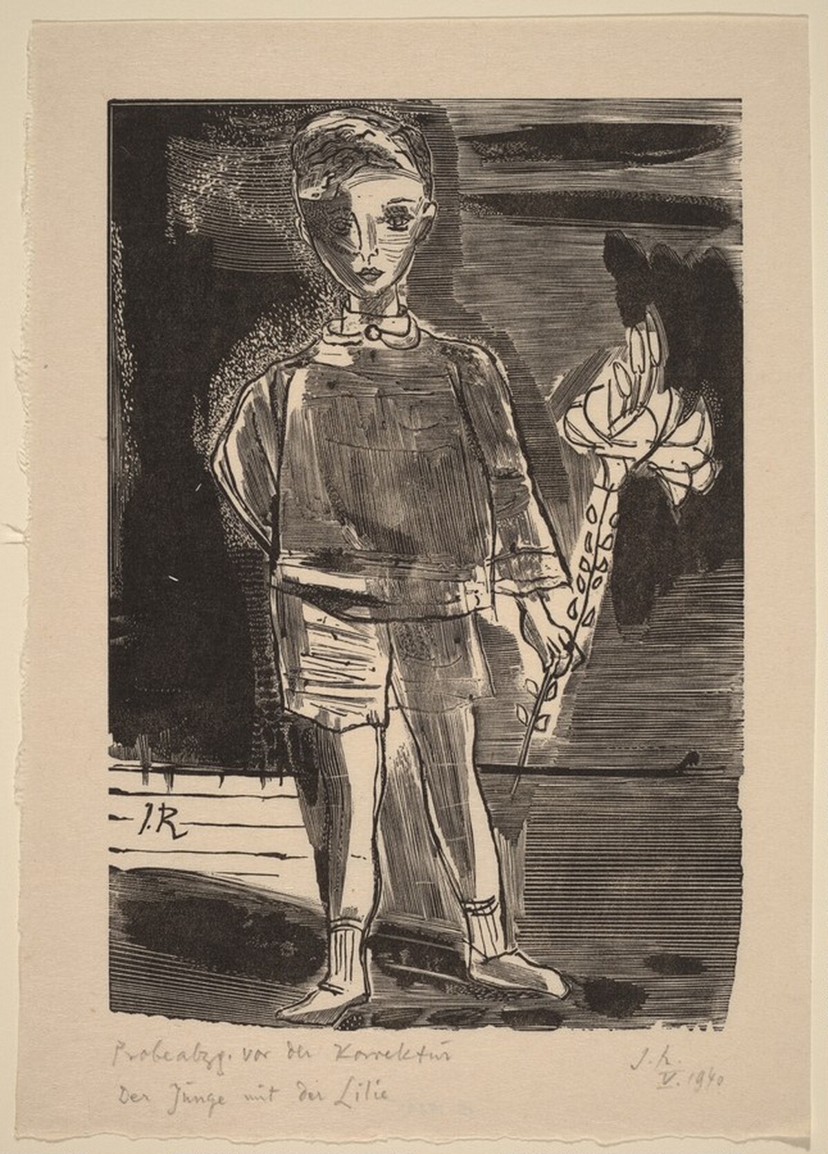 Der Junge mit der Lilie by Imre Reiner