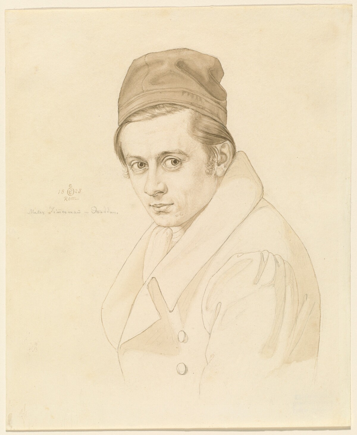 Adolf Zimmermann by Carl Oesterley