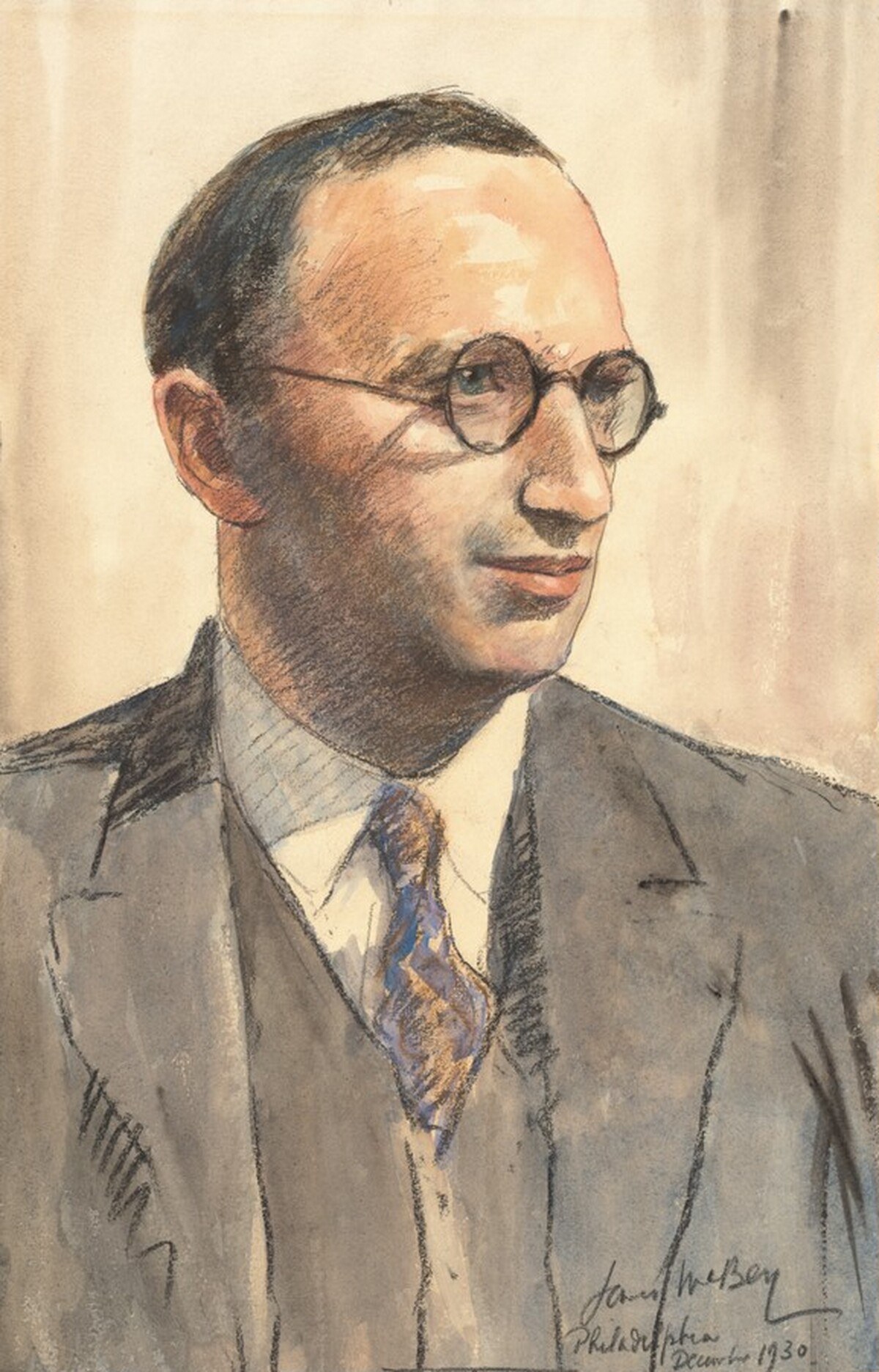 Lessing J. Rosenwald by James McBey