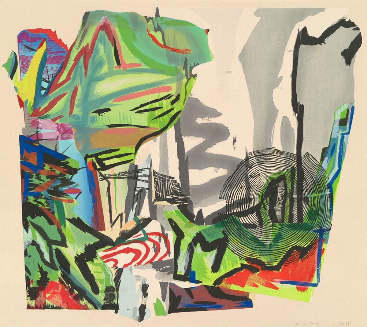 Yoyogi I by Judy Pfaff