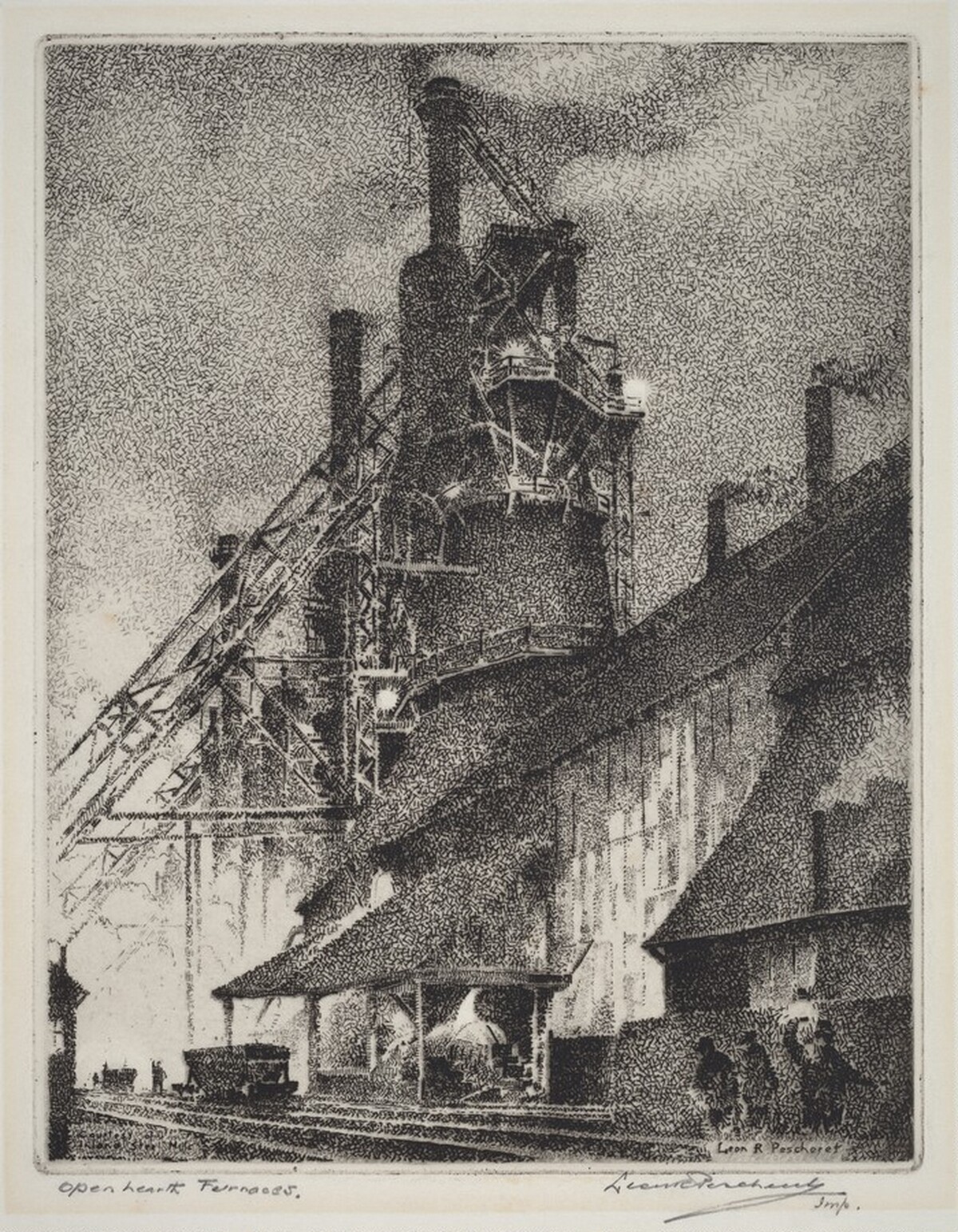 Open Hearth Furnaces by Leon René Pescheret