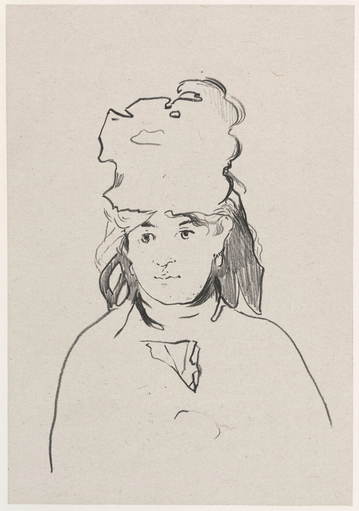 Berthe Morisot by Edouard Manet