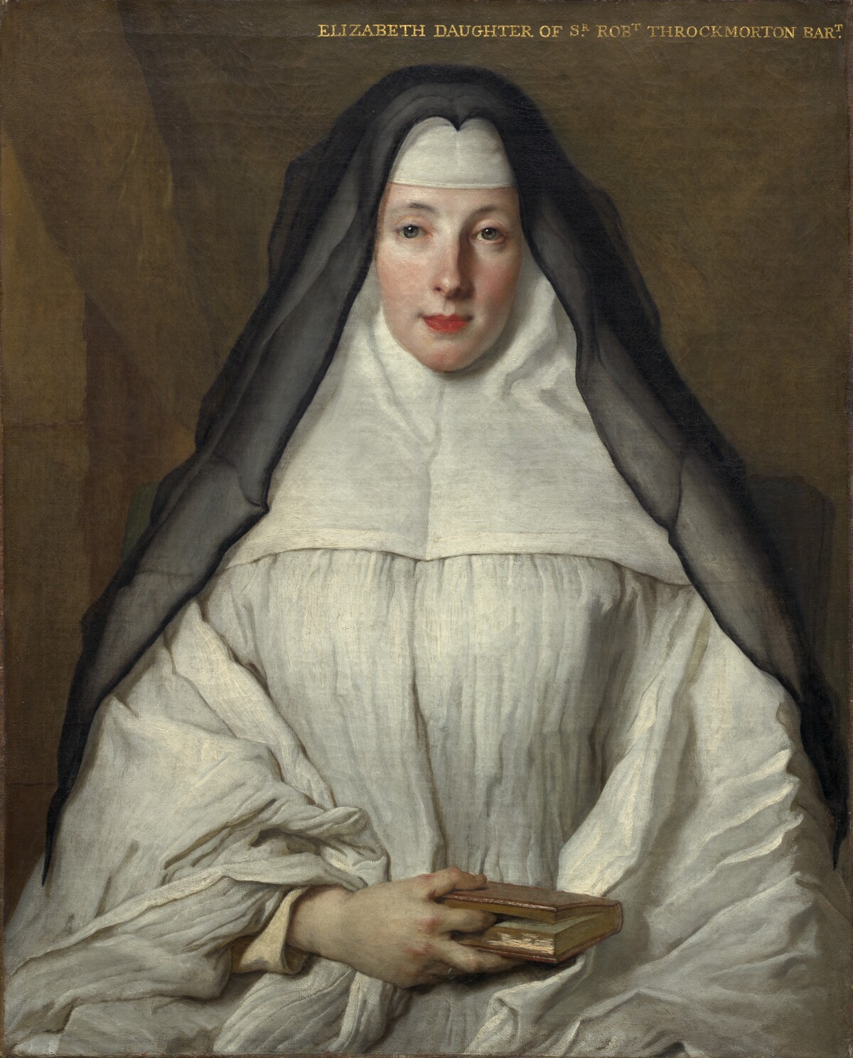 Elizabeth Throckmorton, Canoness of the Order of the Dames Augustines Anglaises by Nicolas de Largillierre