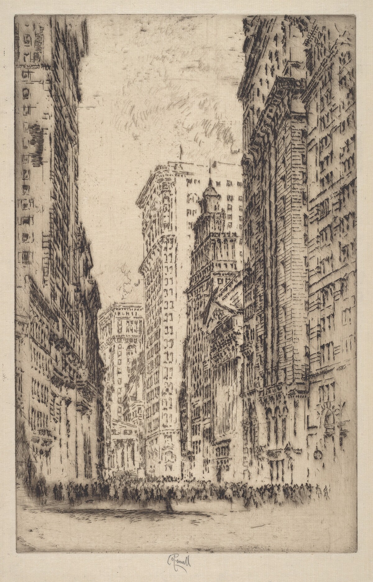 The Stock Exchange by Joseph Pennell