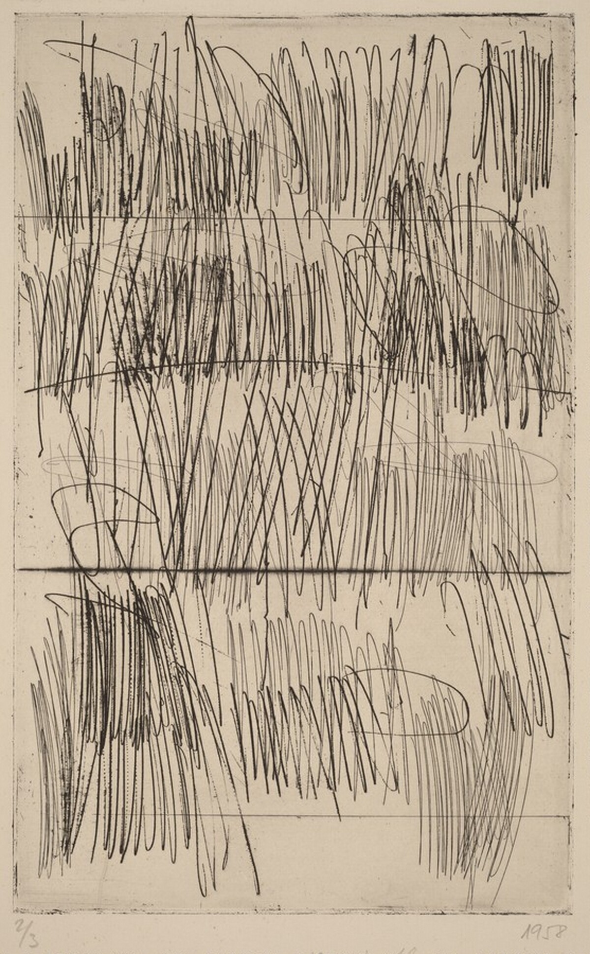 Graphic Sheet II by Jirí Balcar