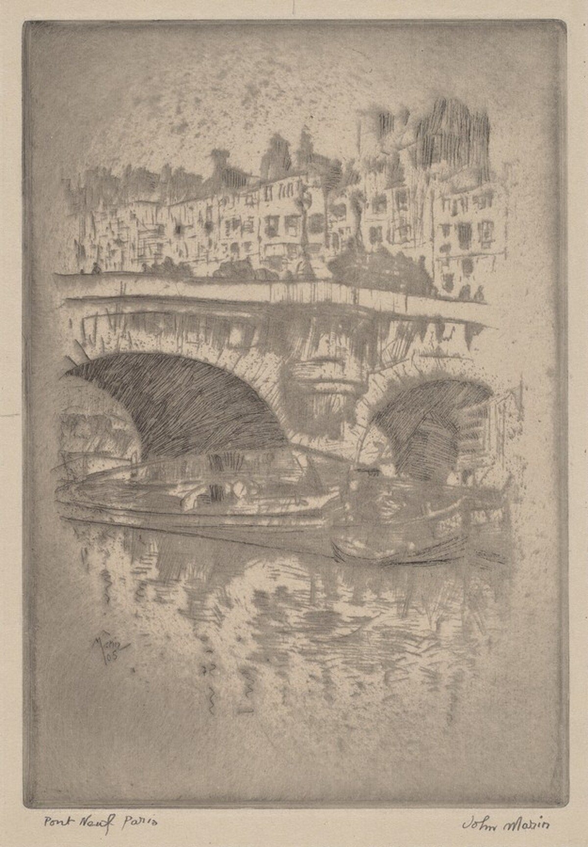 Pont Neuf, Paris by John Marin