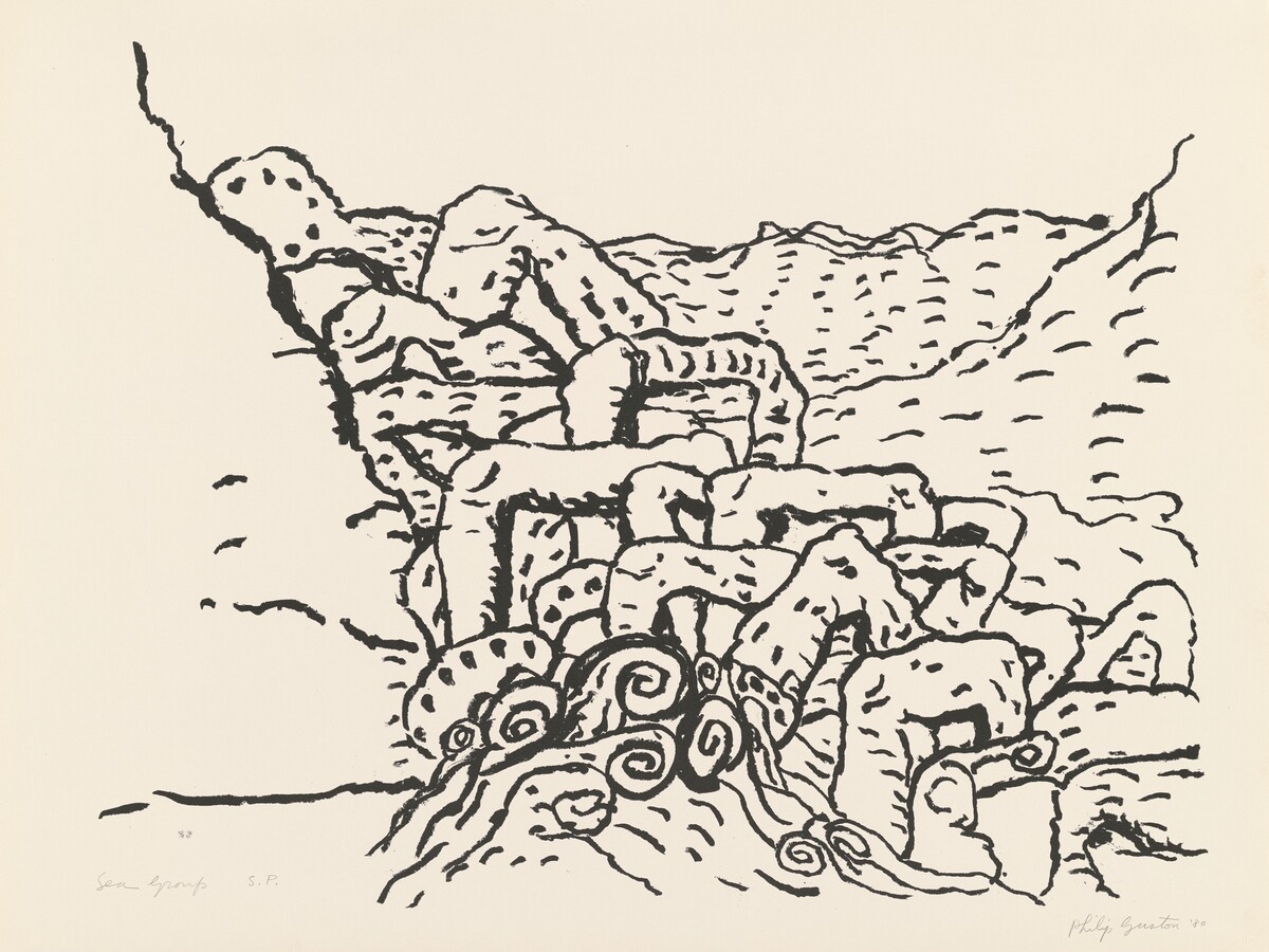 Sea Group [special proof] by Philip Guston