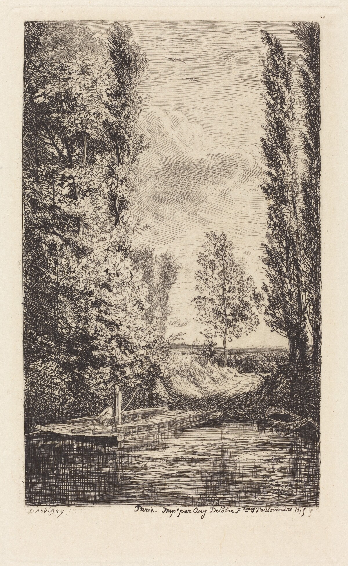 Ferry (Le Bac) by Charles-François Daubigny