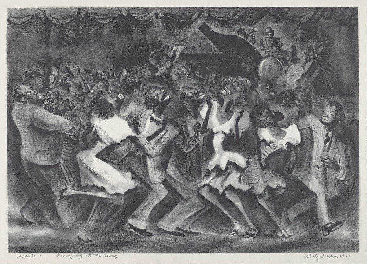 Swinging at the Savoy by Adolf Arthur Dehn