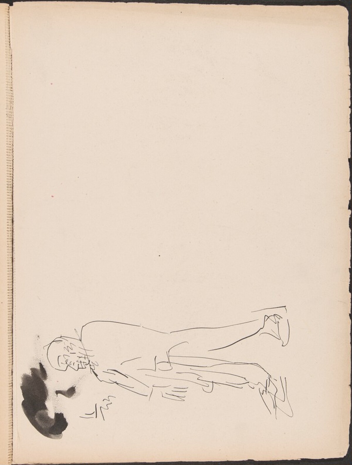 Schreitender Mann (Man Walking) [p. 73] by Max Beckmann