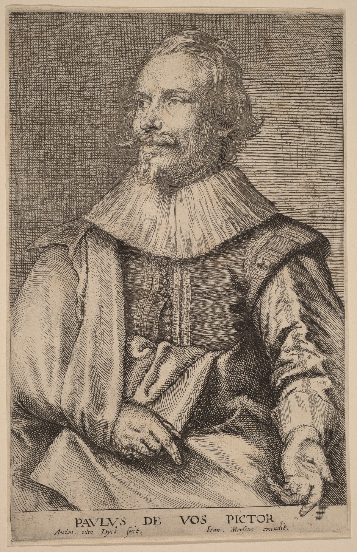 Paul de Vos by Sir Anthony van Dyck and Attributed to Joannes Meyssens