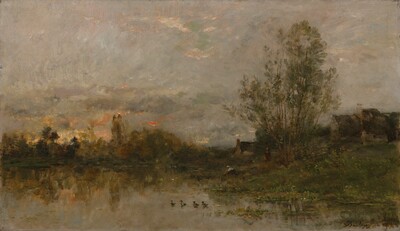Sunset on the River