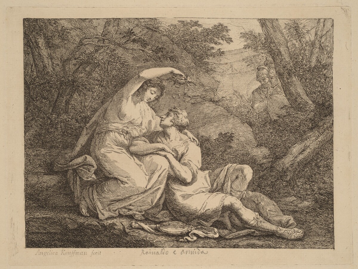 Rinaldo and Armida by Angelica Kauffmann