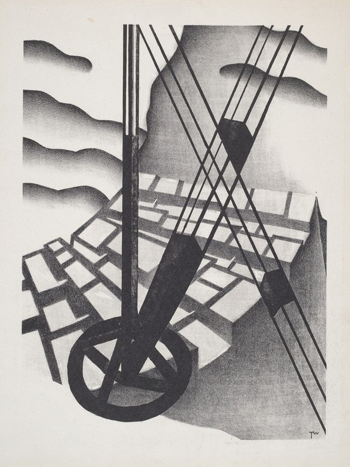 Untitled (Boulder Dam) by Theo Ballou White