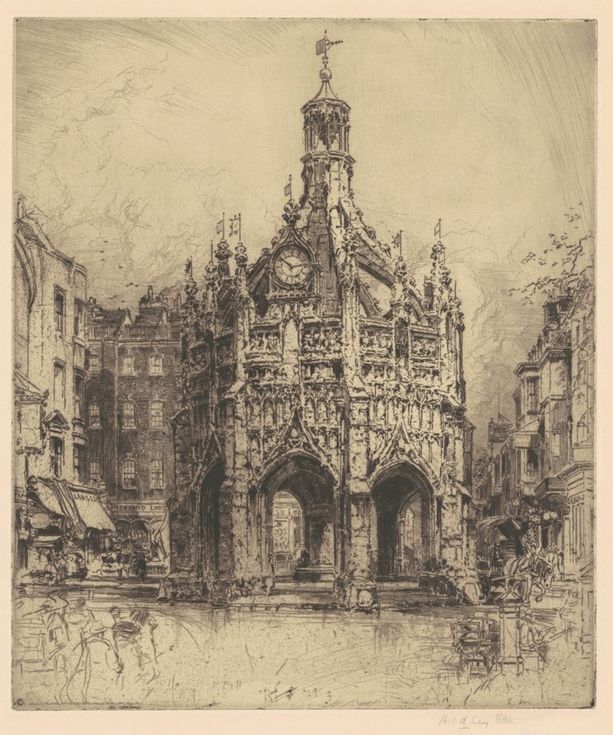 Chichester Cross by Hedley Fitton