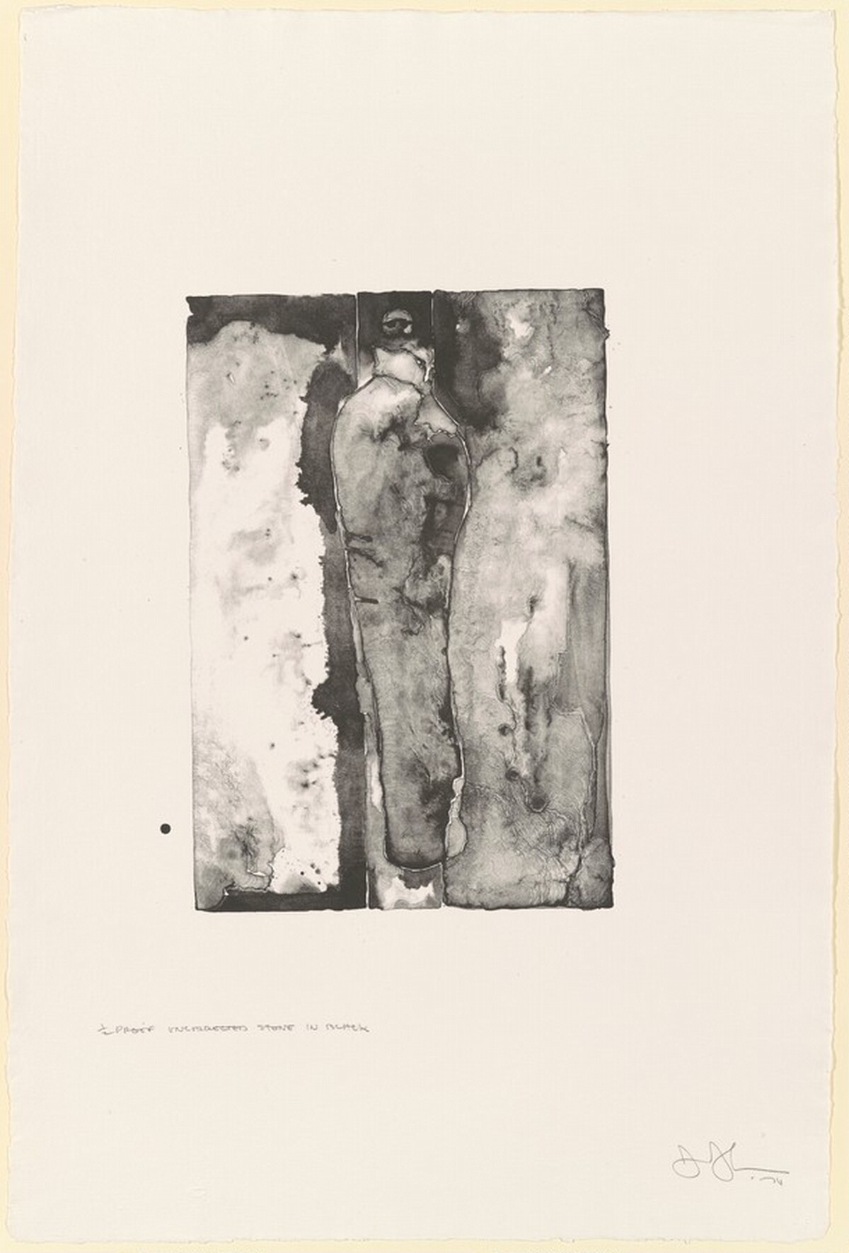 Leg [proof] by Jasper Johns
