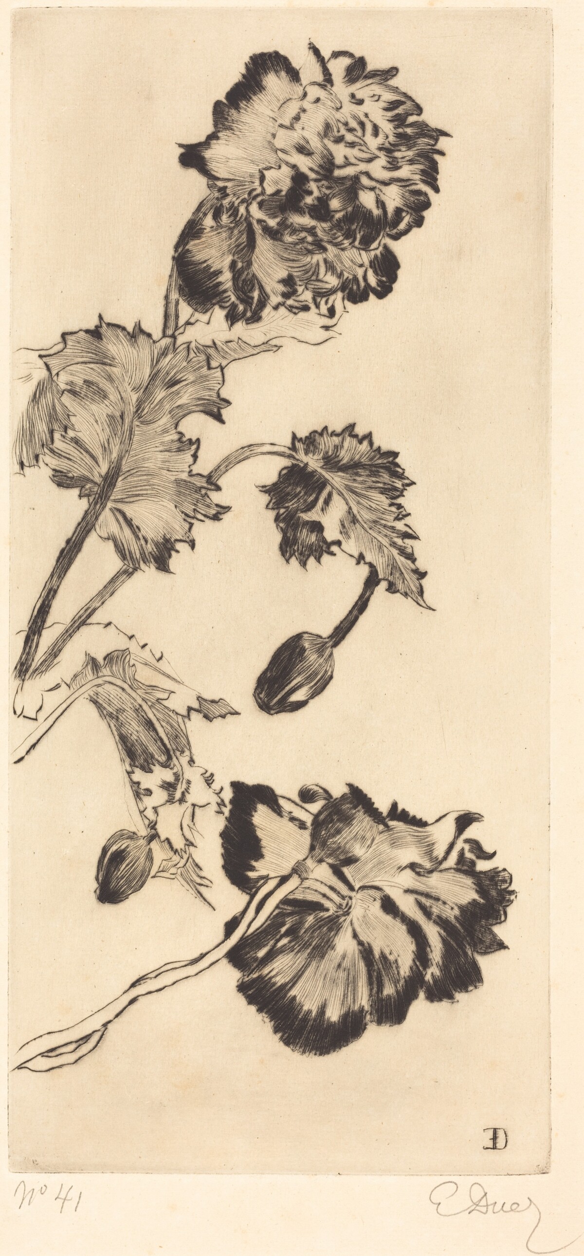 Flowers (Fleurs) by Ernest-Ange Duez