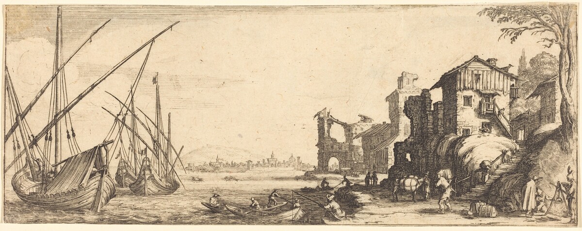 The Small Port by Jacques Callot or Follower of Jacques Callot