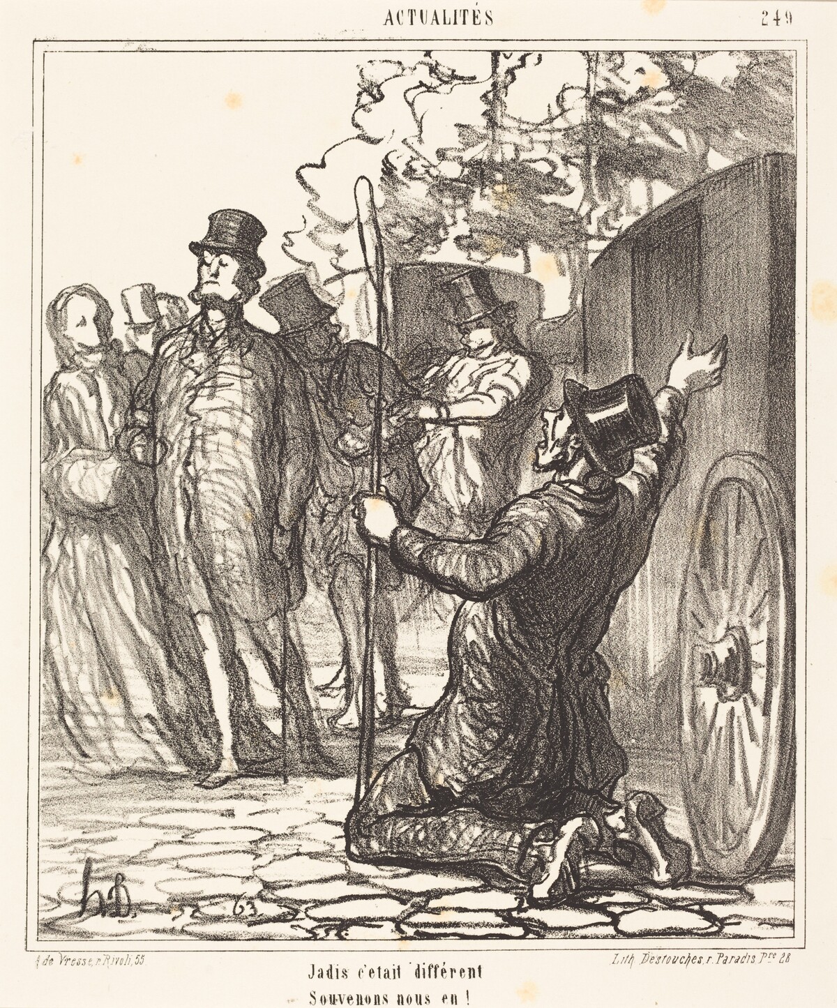 Jadis c'était différent by Honoré Daumier