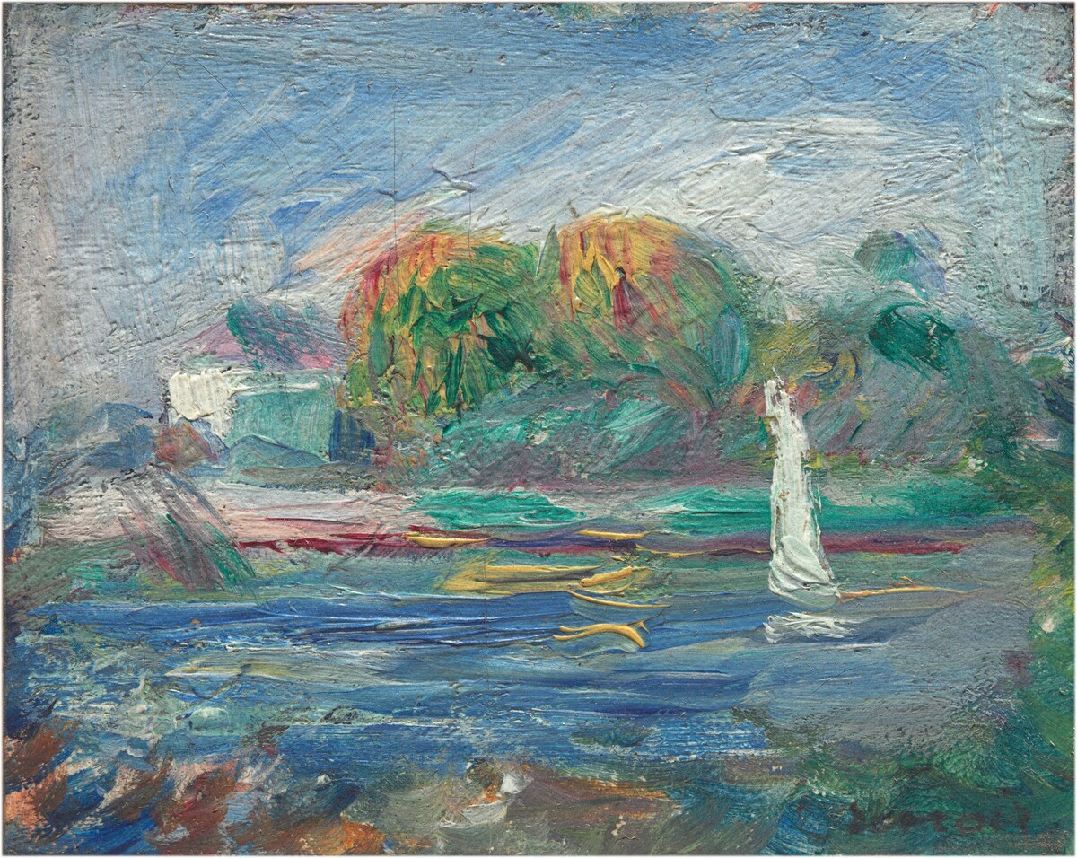 The Blue River by Auguste Renoir