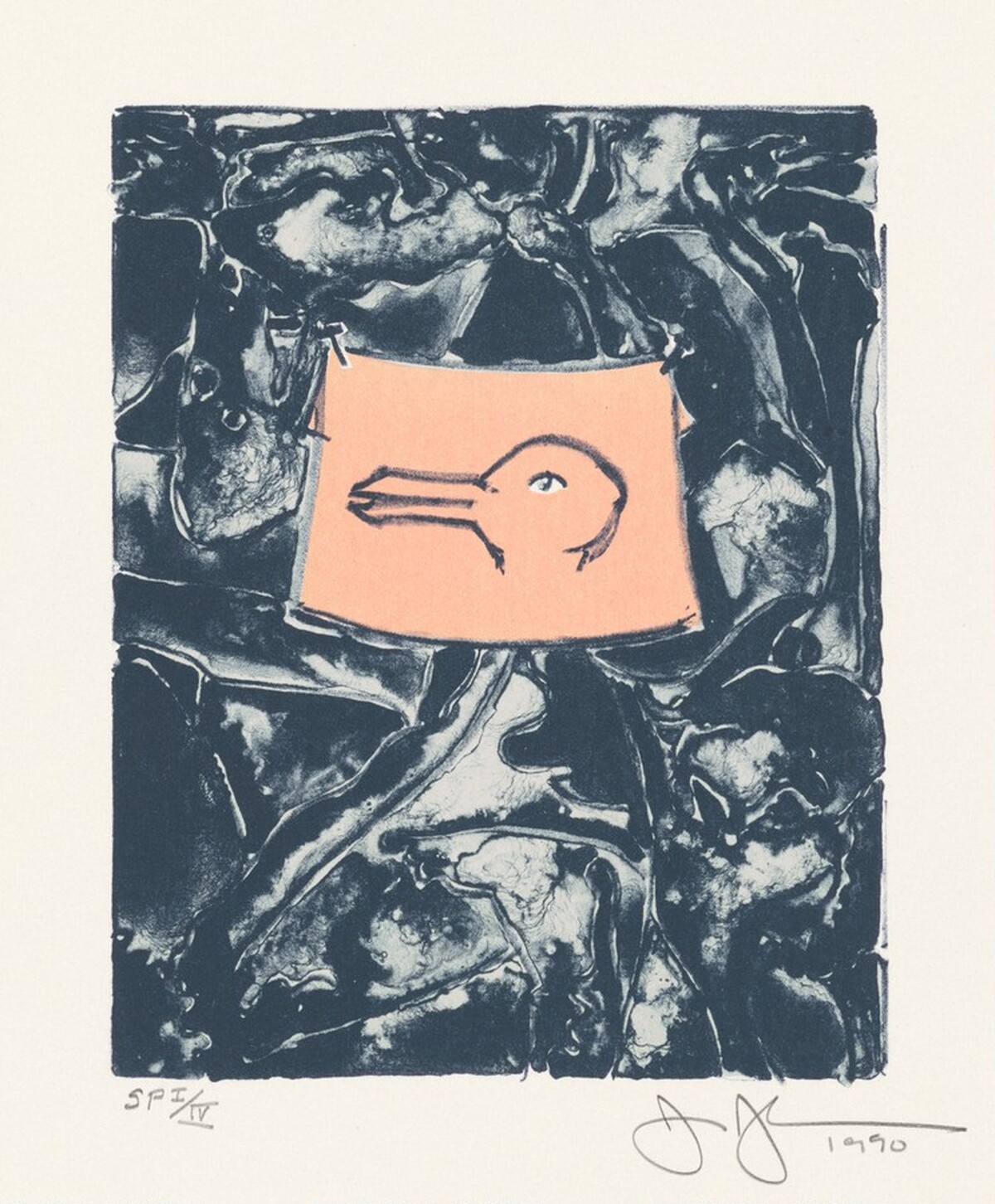 Untitled [state proof 1] by Jasper Johns