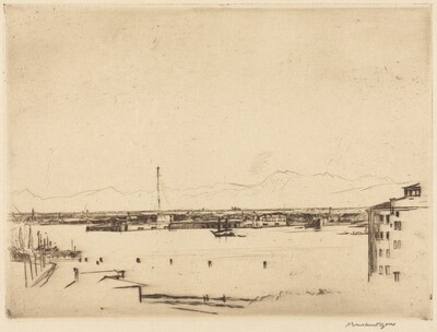 The Alps from the Lido - No. 1