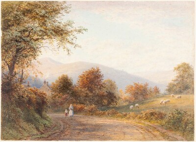 Way into Abergavenny from Llanfoist