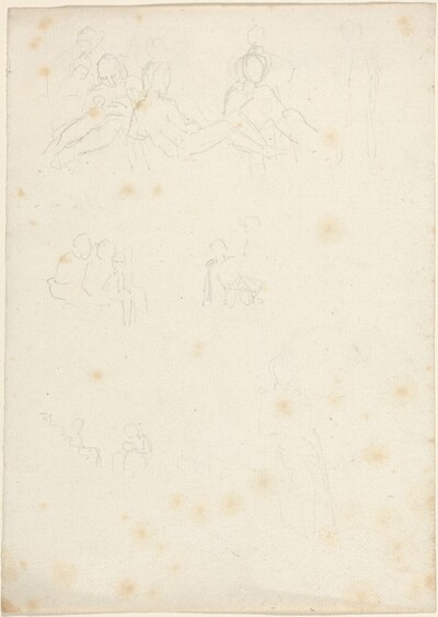Studies of Seated and Reclining Figures