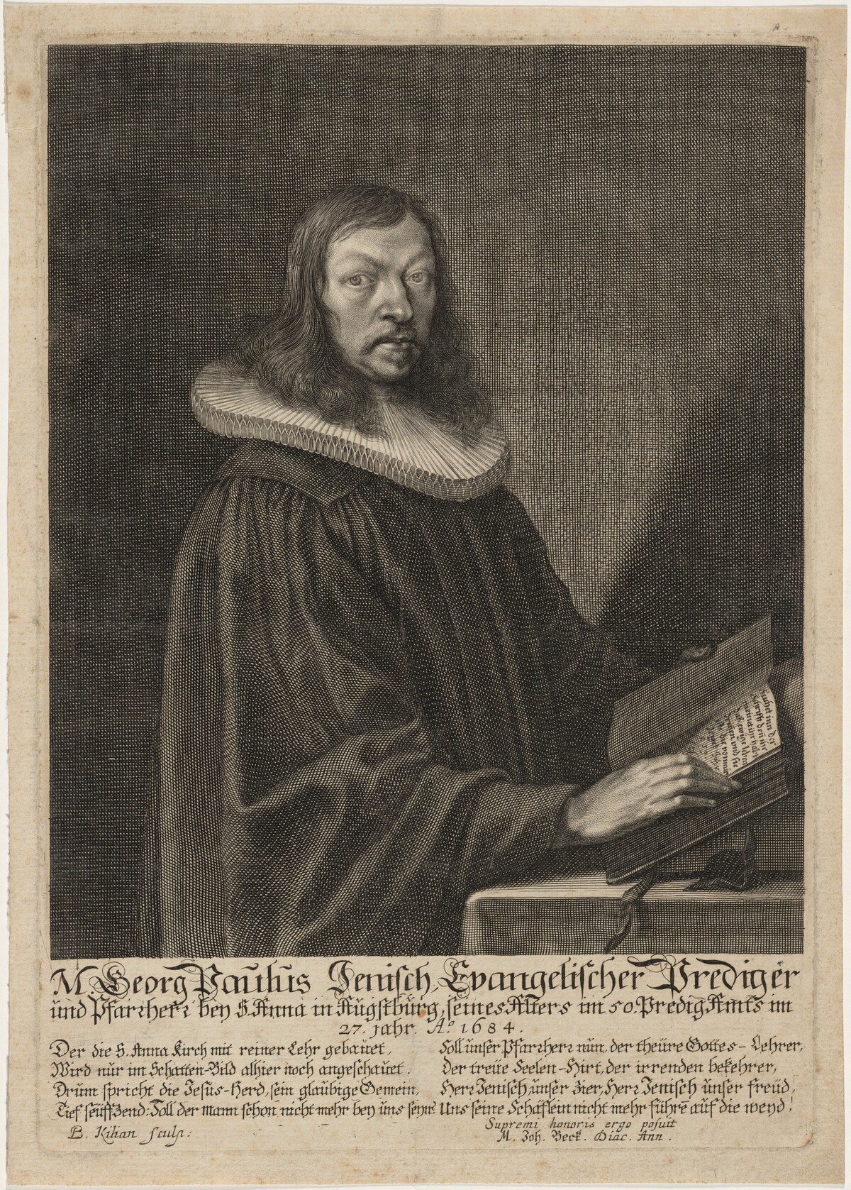Georg Paul Jenisch by Bartholomaus Kilian