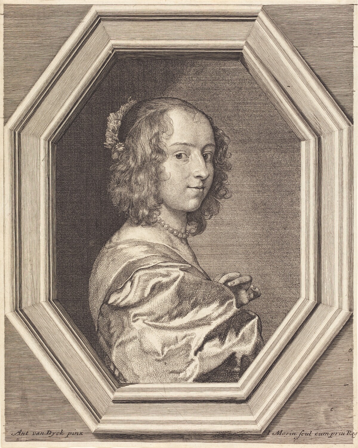 Marguerite Lemon by Jean Morin after Sir Anthony van Dyck