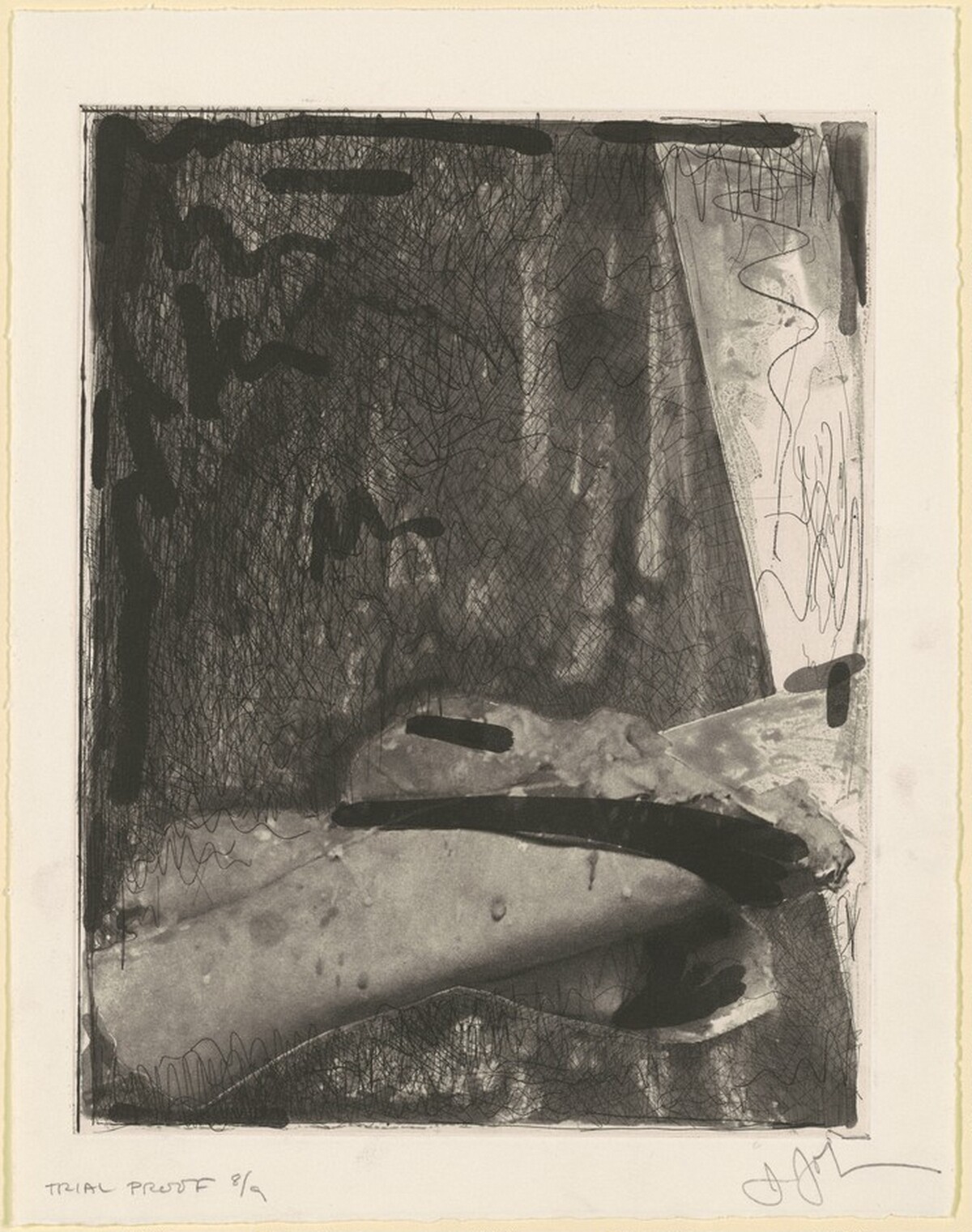 Feet (b) [trial proof 8] by Jasper Johns