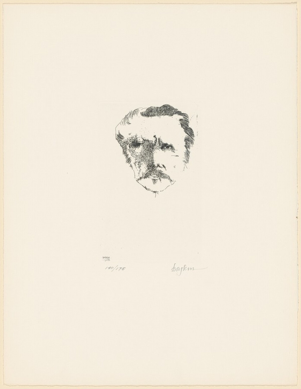 Eugene Carrière by Leonard Baskin