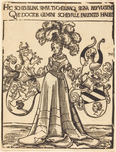 Bookplate of Scheurl and Tucher