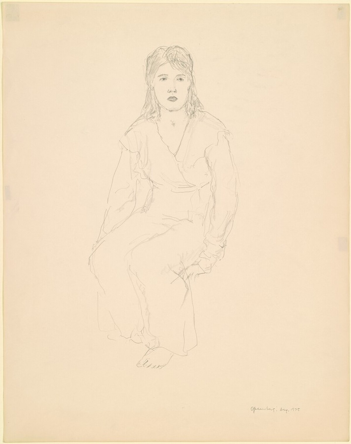 Seated Woman by Clement Greenberg
