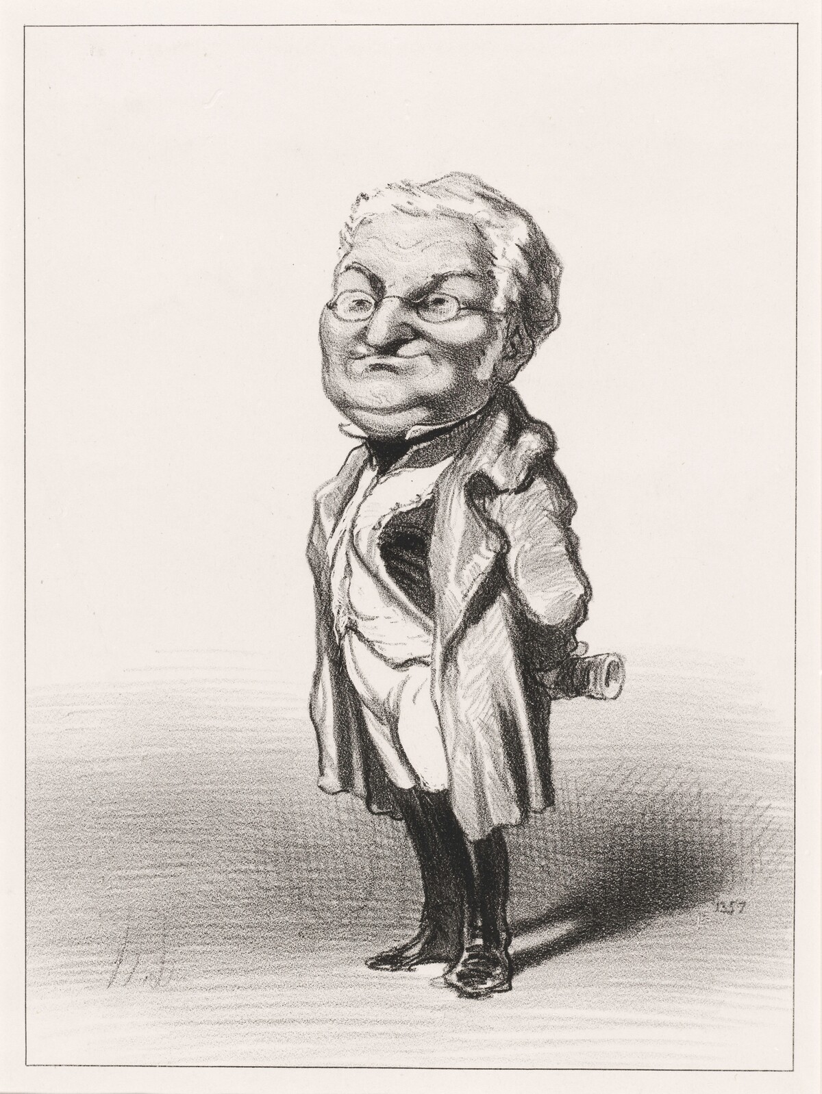 Adolphe Thiers by Honoré Daumier