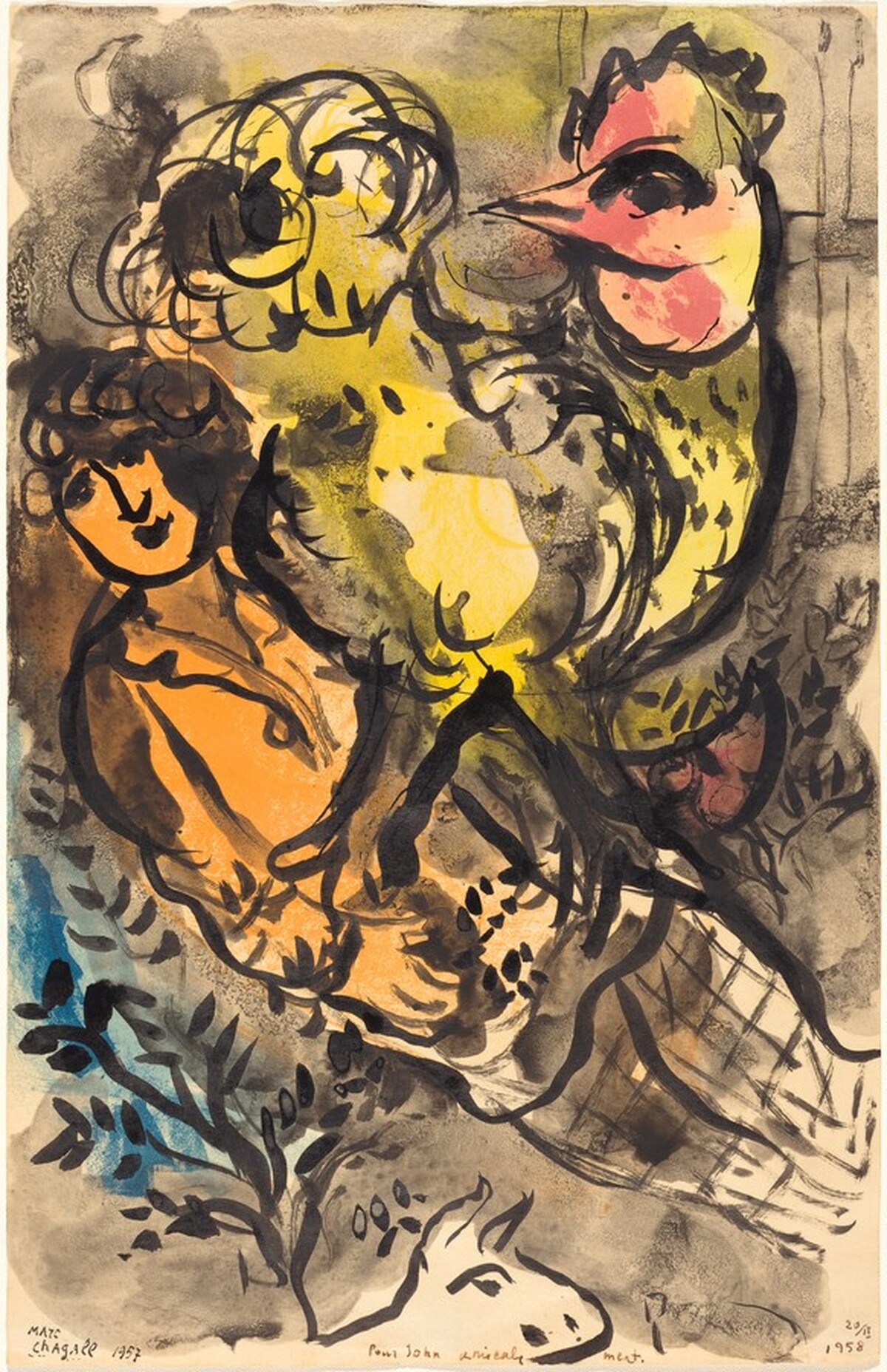 Small Composition for John by Marc Chagall