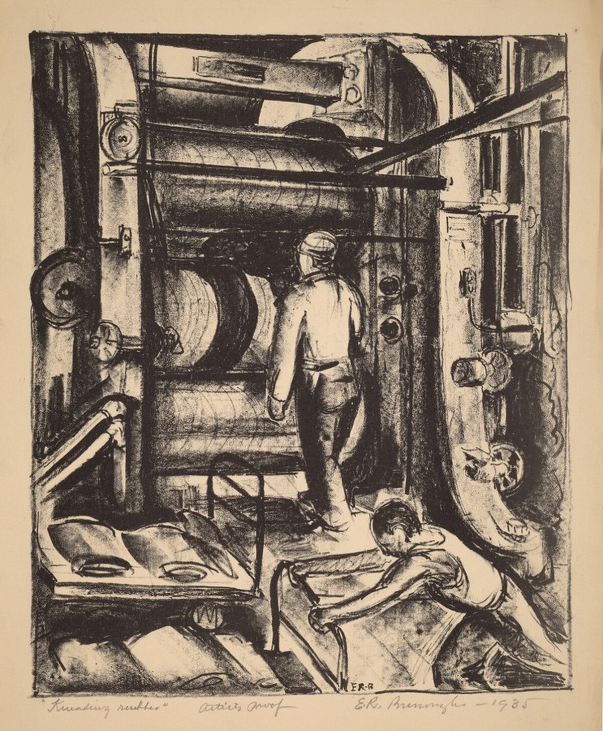 Kneading Rubber by Edward R. Burroughs