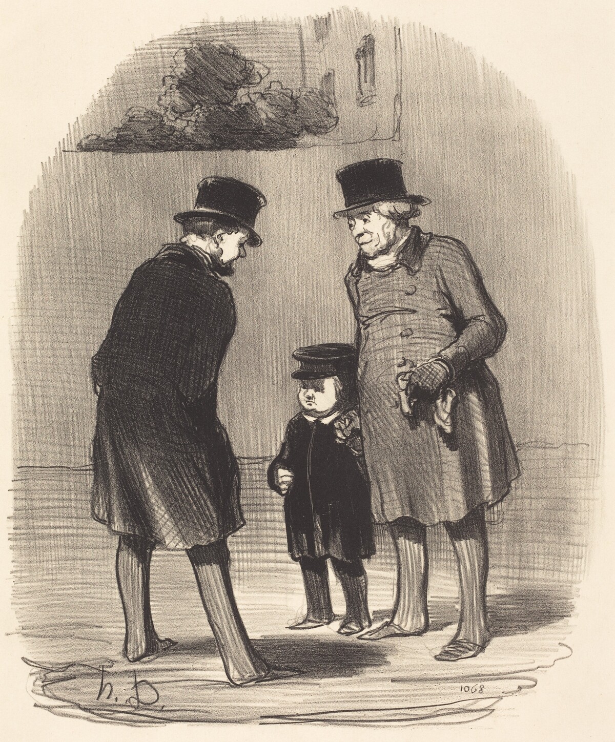 Oui, monsieur Chapuzot... by Honoré Daumier