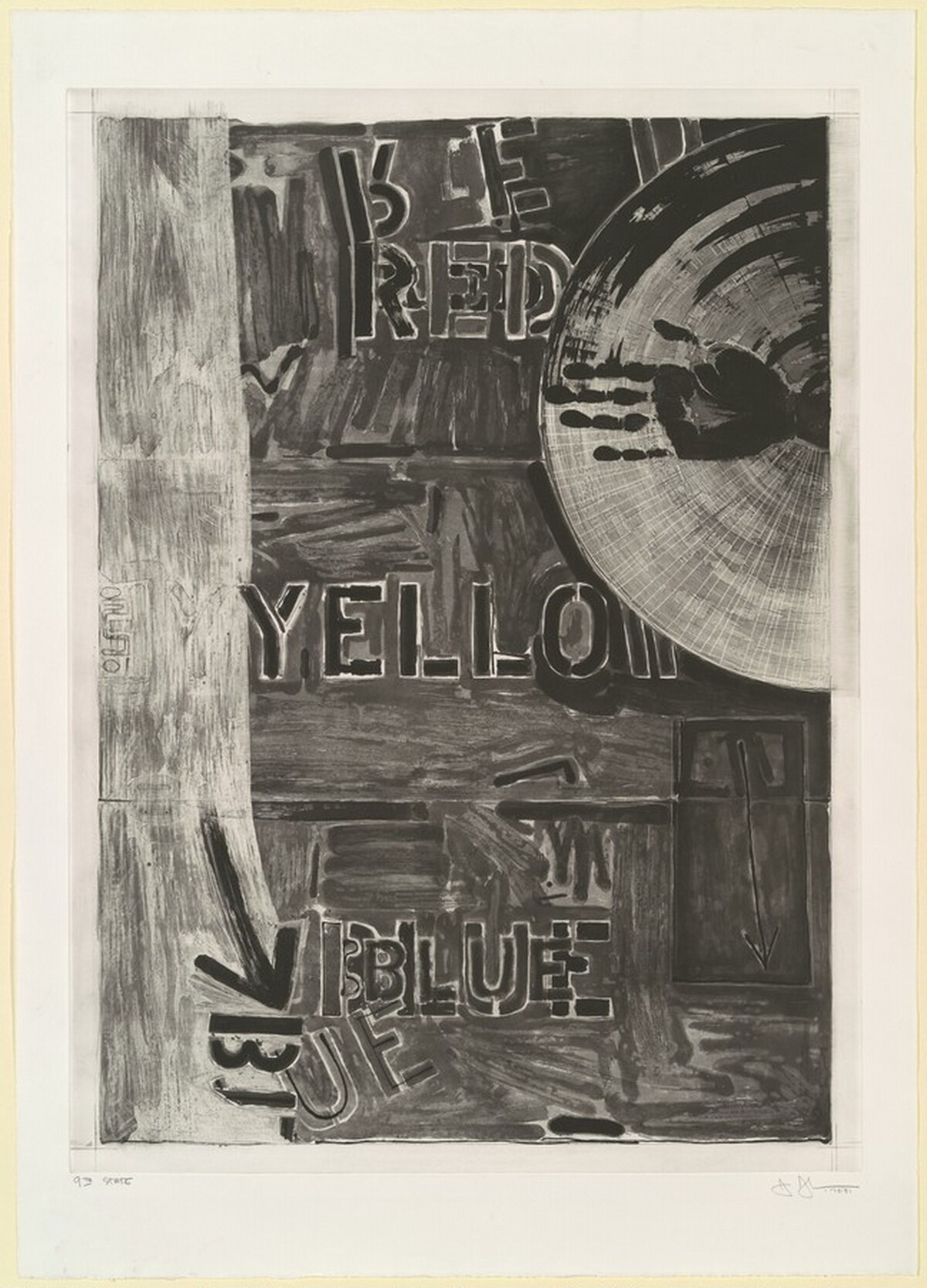 Periscope [state proof of 9th state] by Jasper Johns