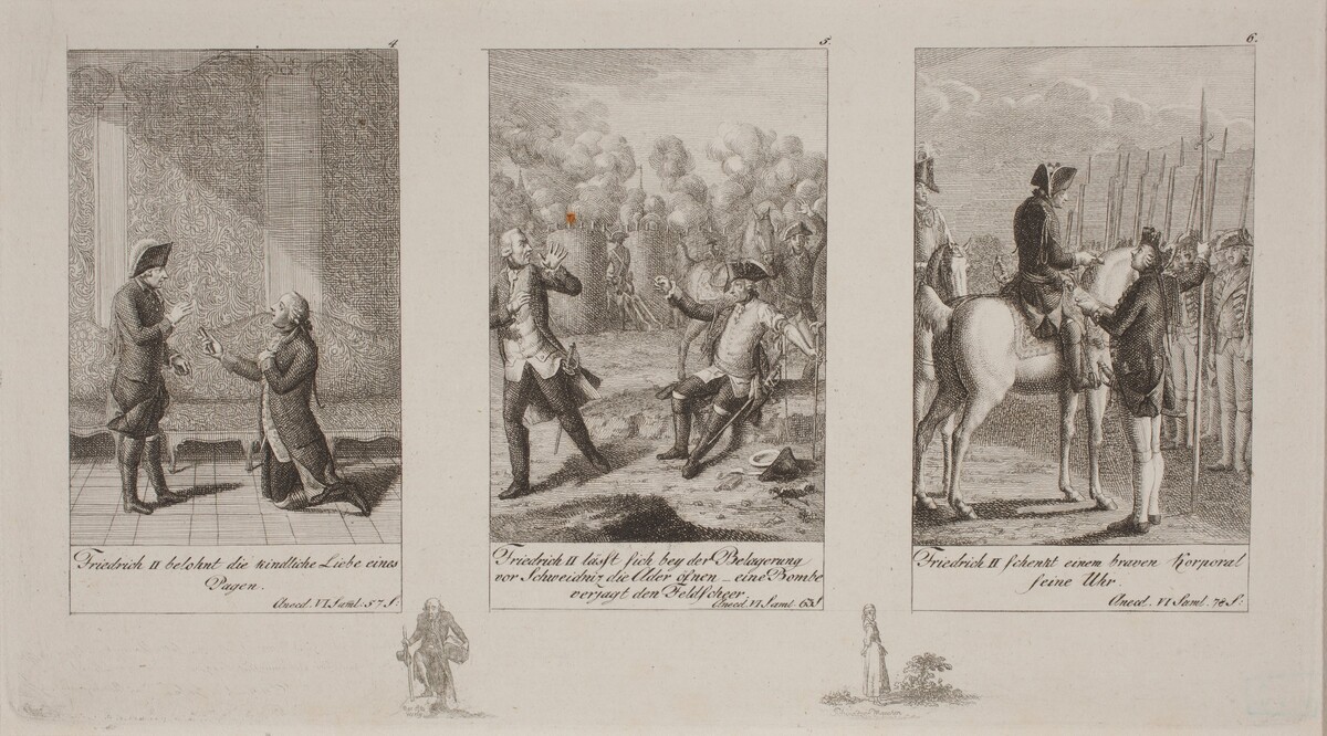 Anecdotes of King Frederik II by Daniel Nikolaus Chodowiecki